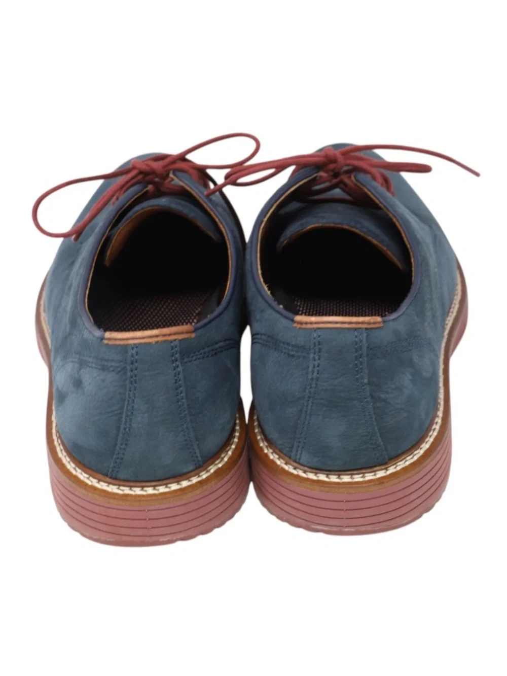 Johnston & Murphy Upton Plain Toe Oxfords suede leather Size 11M blue